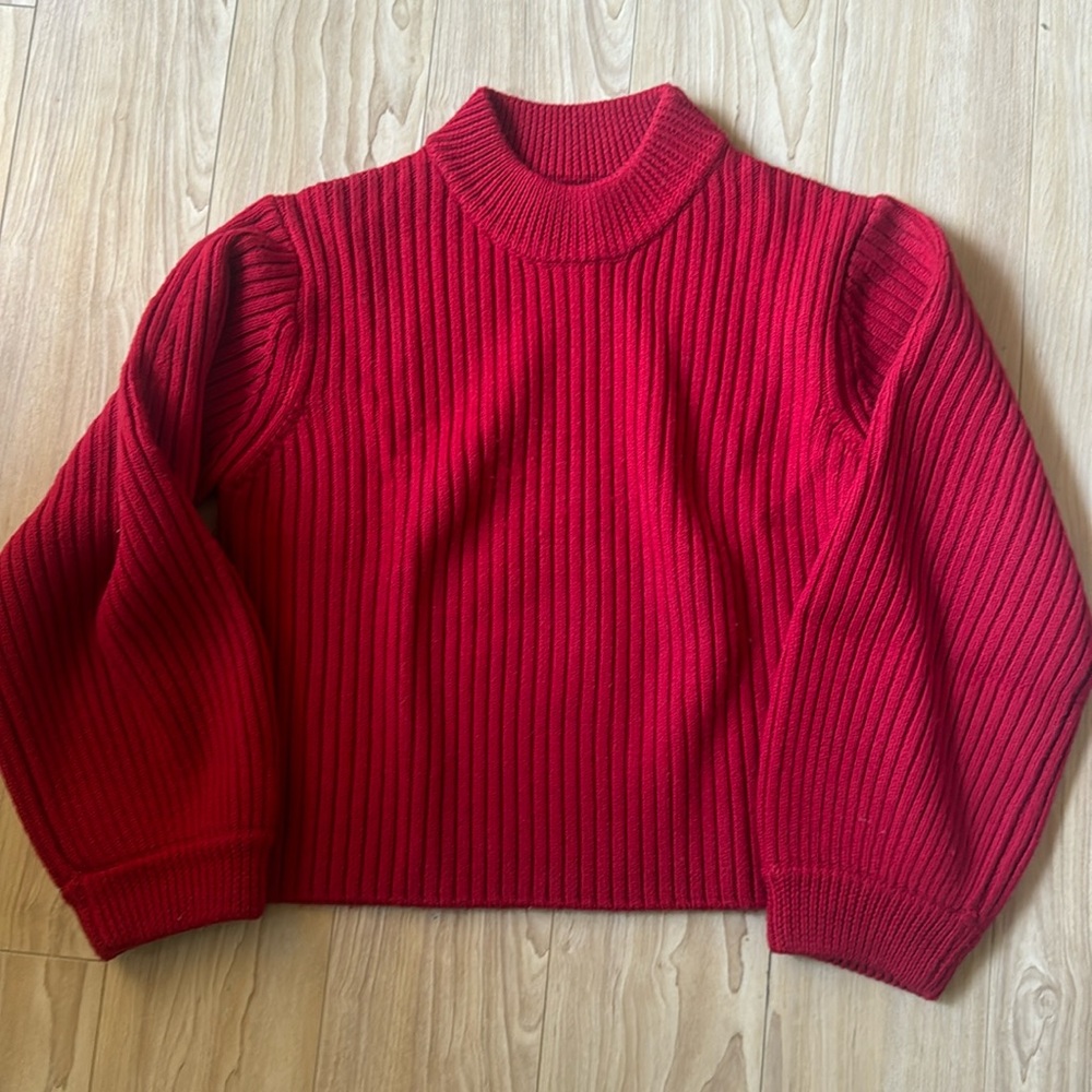 Tibi Red Sweater